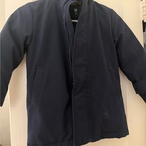 Uniqlo Navy Kids Puffer Coat